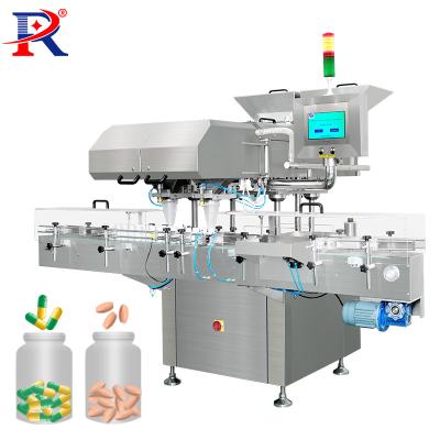 China Tablet Capsule Pill Counting 16 LAN Automatic Pharmaceutical Pill Tablet Counter Softgel Capsule Bottle Counting and Filling Machine for sale