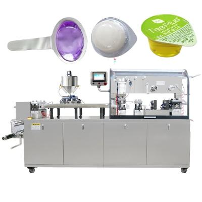 China Automatic Salad Cream Food Chocolate Packing Machines Honey Blister Packing Sealing Blister Machine For Honey for sale