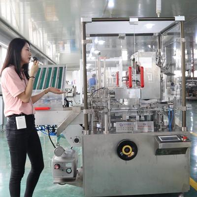 China Full Automatic Continuous Vertical Small Tube Products Box Bottle Cartoning Packaging Machine for sale