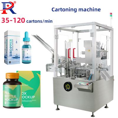 China Carton-Box-Packing-machine Carton packing machine of products for bottles for sale