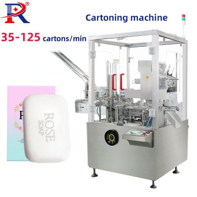 China Commodity 125 Cartons / Min Automatic Bar Soap Machine Cartoning Cartoning Packing Machine for sale