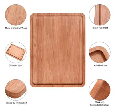 China Eco-friendly Manufacturing Wholesale Wooden Trays And Serving Trays for sale