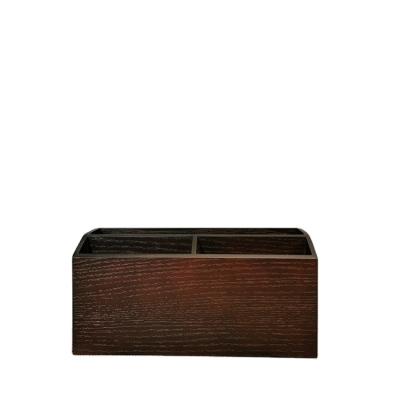 China Wholesale Eco-Friendly Plant Walnut Wood Pen Holder Storage For Pen Holder Home & Office Use Handmade Pen Box/Office Accessories for sale