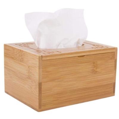 China Cheapest Household Tissue Box Pumping Walnut Wood Box Eco - Friendly for sale