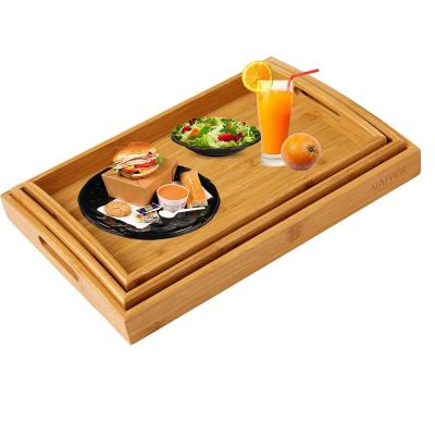 China Various Fashional Sizes Of Custom Made Wooden Serving Trays For Sale Bread Trays for sale