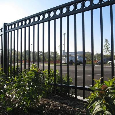 China Easily Assembled Vertical Slat Fence Fence Post Decorative Laser Cut Fence Panels Adjustable Aluminum with Privacy Design Aluminum Metal for sale