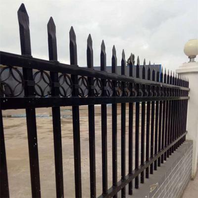 China Easily Assembled Cheap High Quality Designs Aluminum Picket Fence Metal Wrought Iron Fence Panels for sale