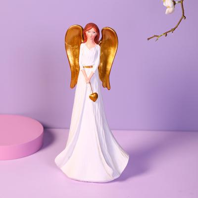 China Direct Craft Angel Wing Angel Statues Resin Crafts Angel Resin Craft Bundle Religious Europe Participation for sale