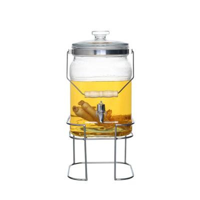 China Factory Direct Beverage Glass Dispenser Instant 150 Degree Temperature Difference With Handle Holder Glass Beer Dispenser for sale