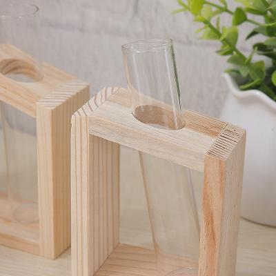 China 150 Degree Instant Temperature Difference Cheap Glass Hydroponic Vase Tube Vase Plant Flower Wedding Mini Geometric Container Vase Greenhouse for sale