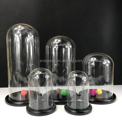 China China Hot Selling Wholesale Clear Glass Dome, Decorative Glass Dome Bell Glass Dome for sale