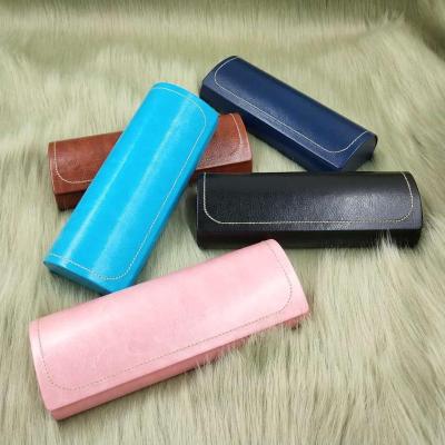 China Eyewear Packaging Case Handmade Durable Leather Portable Glass Soft Glass Case For Eyewear Packaging for sale