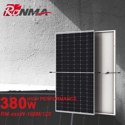 China Ronma Solar Panel 380W 410W 420W 450W 455W 490W 505W Price Solar Panel 166mmx166mm for sale