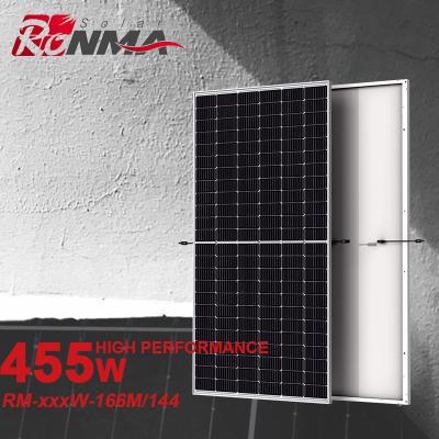 China Home Portable Power System Battery 450W - 445W Monocrystalline Half Cut Ronma 166mmx166mm Solar Modules for sale