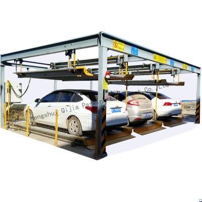 China Auto Parking 2 Floor Car Garage Equipment Automatic Puzzle Parking System for sale