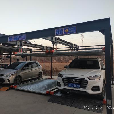 China Mechanical Type Lift-Sliding Steel Car Puzzle Parking Lift for sale