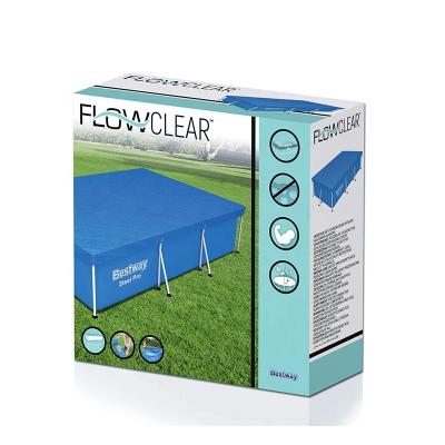 China Water Fun Places Bestway 58106 Flowclear 10ft x 6ft 9in Swimming Pools Outdoor PVC Dust Proof Pool Cover for sale