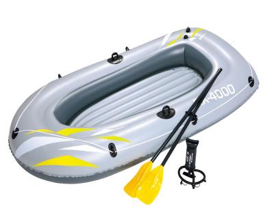 China Bestway 61107 RX 4000 PVC Raft Set 88in x 43in Inflatable Rowing Boat Fishing for sale