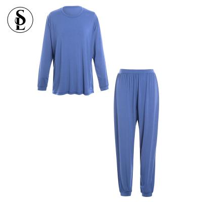 China QUICK DRY 7 Spandex 210Gsm 93 Lyocell Lounge Tops Bamboo Modal Pajamas & Pants Luxury Modal Pajamas Set for sale