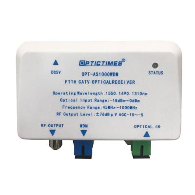 China FTTH FTTB FTTX Network Mini Node Receiver Ftth Wdm Active Fiber Optic Receiver Node Catv Encoder With WDM For Guatemala Market for sale