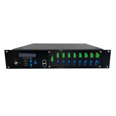 China 1550nm CATV EDFA 16 Ports WDM SC With Network Optical Fiber Amplifier EDFA 1U for sale