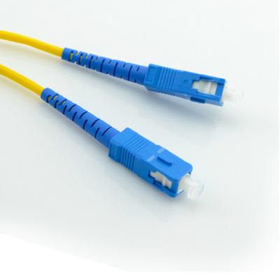 China High Quality FTTH FTTB FTTX SC/UPC Network Fiber Optic Patch Cord SM SX OEM 9/125um for sale