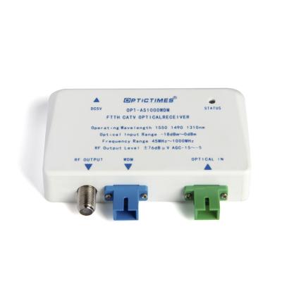 China FTTH FTTB FTTX Network OPT-AS1000WDM South America Market GPON EPON WDM Mini FTTH Optical Network CATV PON Node for sale