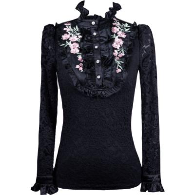 China 2023New Anti-wrinkle Product Swapping Women's Blouses Shirts Chiffon for sale