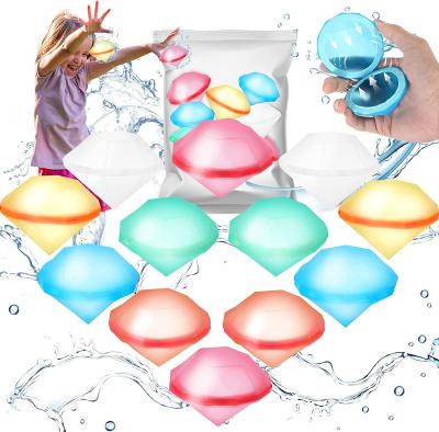 China Reuse Swimming Pool Toy Reusable Rapid Filling Magnetic Summer Individual Closed Water Balloons Water Balls for sale