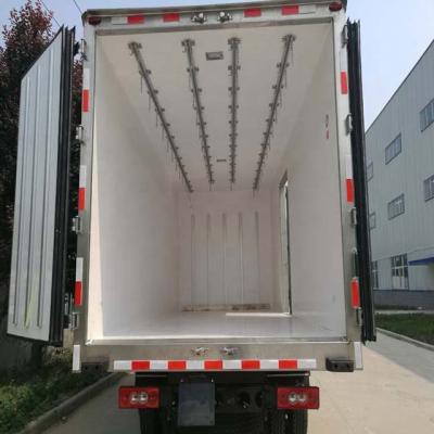 China Transport freezer food exporting manufacturer 10tons-12ton RHD LHD transporter Dongfeng refrigerator van truck for meat and fish for sale