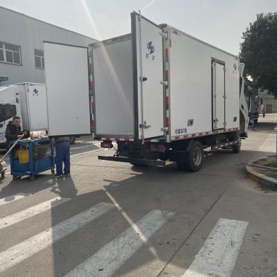 China cold transport food foton howo refrigerator trucks sandwich panels for transport cold food fridge truck freezer body for sale for sale