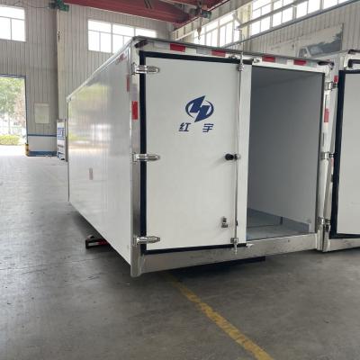 China Hot Selling Cheapest Disassembled Aluminum GRP+PU+GRP Sandwich Truck Body Kits Price For South American Cargo Truck Bodies for sale