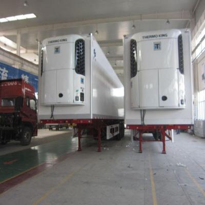 China Truck Trailer 25-40Tons Semi Trailer Refrigerator Truck / Refrigerated Container Semi Trailer for sale