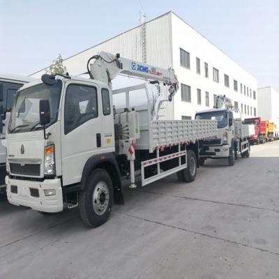 China HOWO 4*2 LIGHT TRUCK CRANE MOUNTED MOUNTED 4*2 TRUCK CRANE (5 TON) for sale