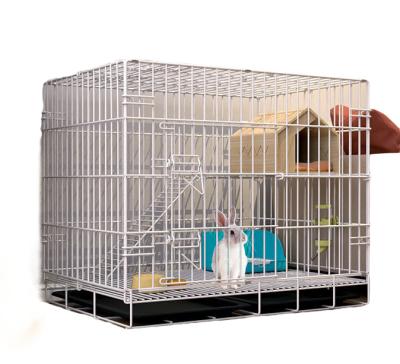 China Factory Supply Breathable Colorful Pet Small Animal Rabbit Cage Cheap Folding Cages For Rabbit for sale