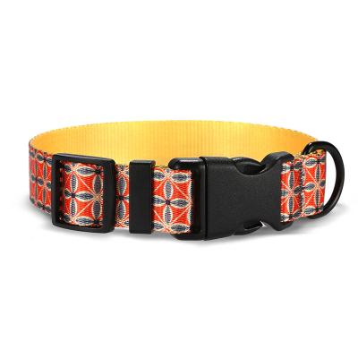 China Lights New Design Nylon Cat Collar Dog and Leash Set, Durable Adjustable Pet Collar Dog Collar Leash for sale