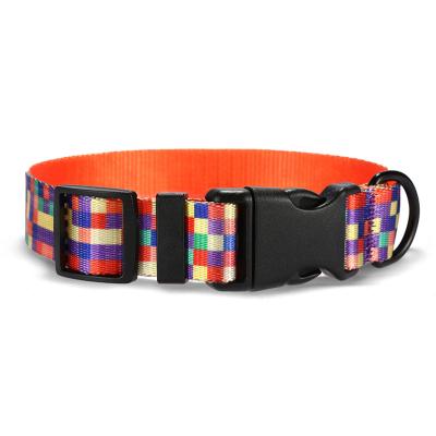 China Lights Metal Accessories Buckle Adjustable Pet Collar All Size Quick Release Safety Velvet Dog Collars for sale