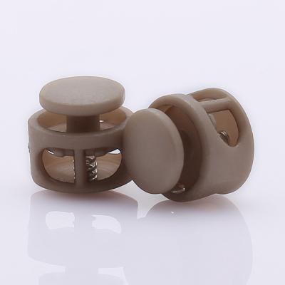 China Other Customized Colors Round Plastic Spring Cord Rope Lock Stopper for sale