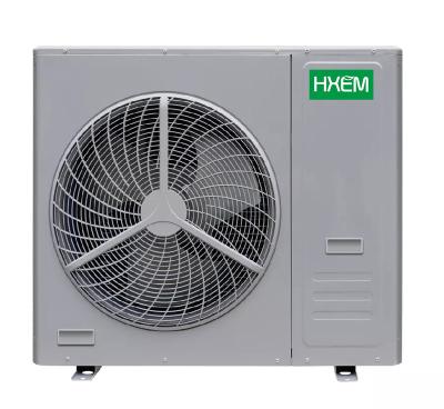 China Hxem Outdoor High Efficient Heating Cooling Monobloc Cold Area Water Heat Pump Heater R32 Evi Dc Inverter Air To for sale