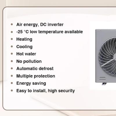 China Outdoor Hot Sale 8KW R32 Monoblock Air To Water Heat Pump for sale