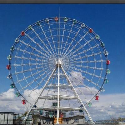 China themepark landmark! Theme Park Games OEM Factory Sale 50m Ferris Wheel 128 People for sale