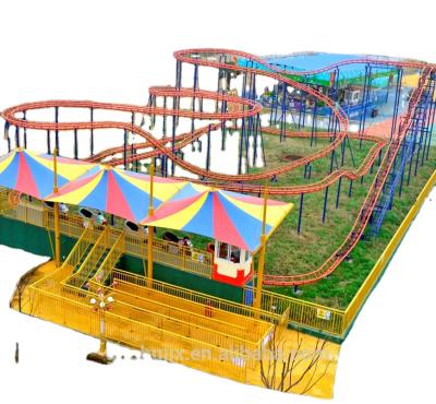 China Metal Top Selling Small Amusement Park Ride Roller Coaster for sale