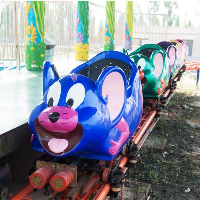 China Theme Park Games Sliding Track Mouse Wild Roller Coaster 21m*30m for sale