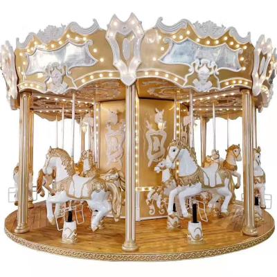 China Theme Park Mall Ride Carousel Merry Little Go Round Ride For Sale for sale