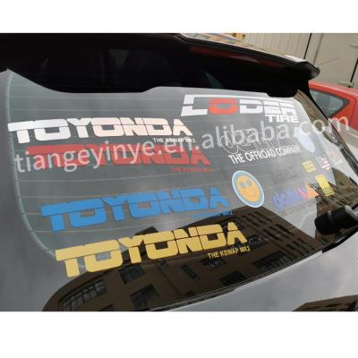 China Custom UV Resistant UV Proof Outdoor Durable Wrapping Vinyl Car Sticker for sale