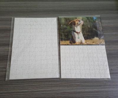 China Eco - Friendly Custom Non Printing Thick Cardboard Sublimation Blank Puzzles for sale