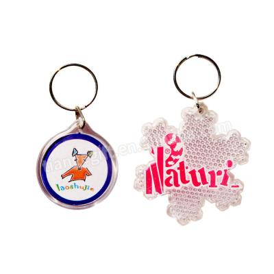 China Promotion Gift Custom Key Chain Eco - Friendly Plastic Acrylic Key Chain for sale