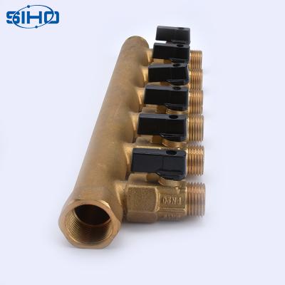 China Customized Design Many Ways Brass Valve Manifold For Water With High Quality As Picture for sale