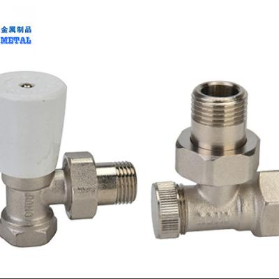 China General Safety Plastic Manual Mini Ball Valve Standard Water Valve Heater Grip Medium Temperature Rubber General Chorm Plated OEM F*M for sale