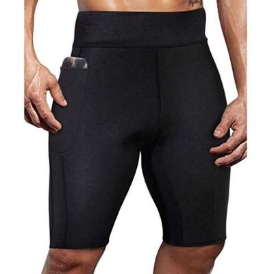 China QUICK DRY Men's Neoprene Body Shaper Shorts Workout Sweat Sauna Pants For Weight Loss Waist Trainer Fitness Thermal Underwear for sale